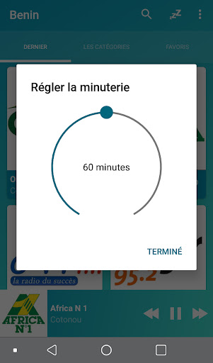 Android application Benin radios online screenshort