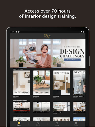 Screenshot of Design Sessions
