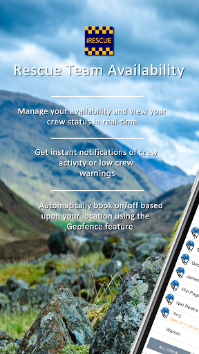 Android application iRescue screenshort