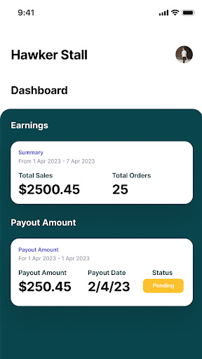 Hawker OS (mobile) Screen 2