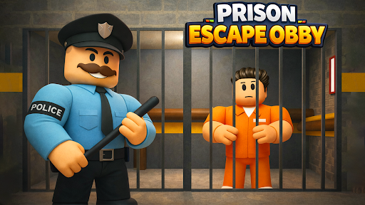 Obby Prison Escape Run 3D ekran görüntüsü