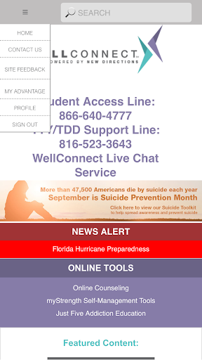 WellConnect For You Screen 2