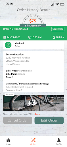 RideDoc Screen 2
