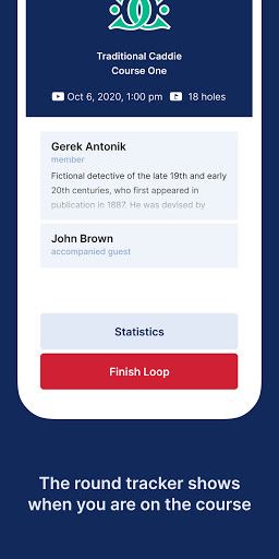 ClubUp - Work as a Caddie Screen 3