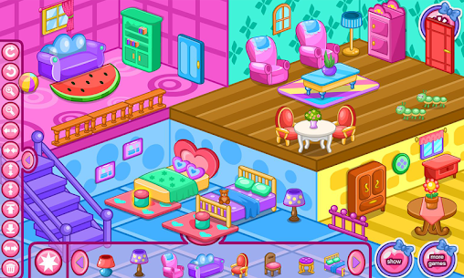 Doll house decoration game For PC installation