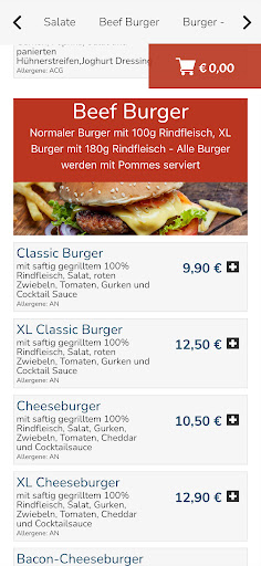 Texas XL Burger Screen 2