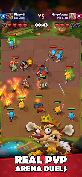 Merge Arena: cartas y héroes 1.12.1 APK + Мод (Unlimited money) за Android