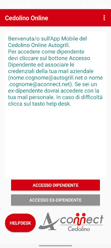 Android application CedolinoOnline screenshort