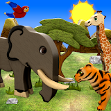Animals for toddlers kids free icon