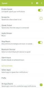 Speaki - Voice Notifications Screenshot