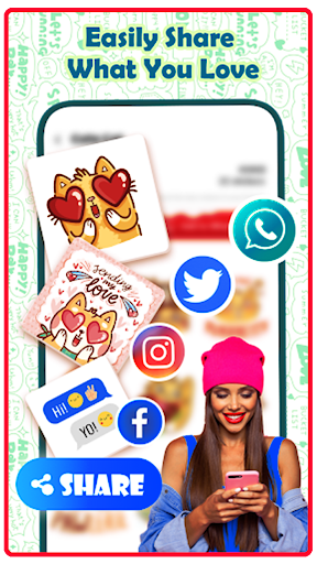 Android application Stickers For WhatsApp screenshort