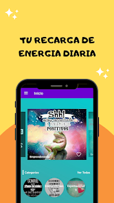 Captura de Pantalla 1 Mensajes Positivos Diarios android