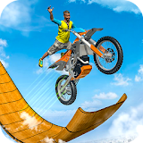 Mega Ramp Moto Racing: Impossible Stunts Game icon