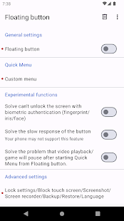 Floating Button:AssistiveTouch Screenshot
