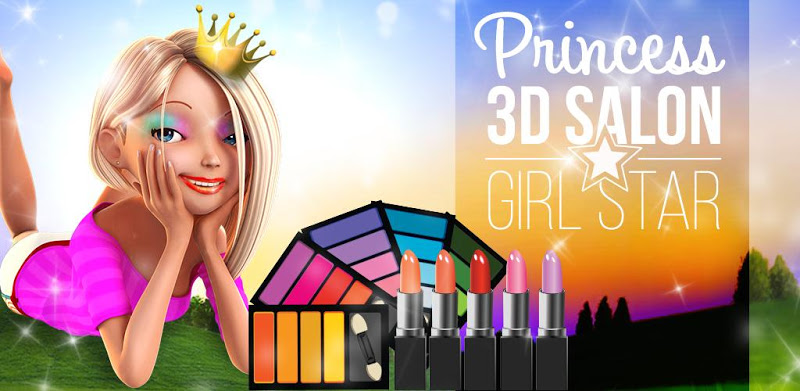 Принцеса 3Д Салон: Girls Games
