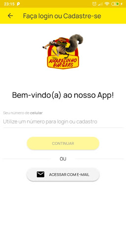 Amarelinho Burgers Screen 2