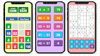 screenshot of Math Games, Learn Add, Subtract, Multiply & Divide