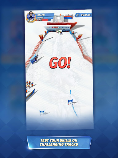Android application Ski Race screenshort