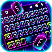 Neon Light Keyboard Theme