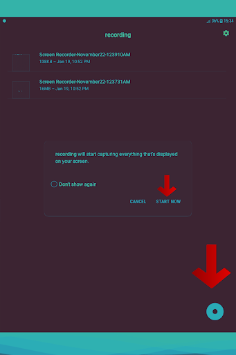Record Screen & Video With Sou Screen 2