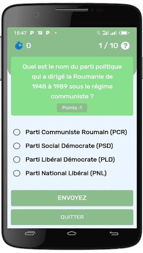 Quiz Roumanie Screen 3