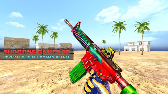 Shooting Games 3D:Cover Fire Real Commando Free