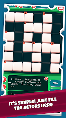Actors Crossword Puzzle Game,のおすすめ画像2