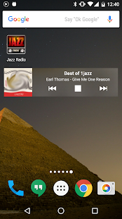 Jazz & Blues Music Radio Screenshot
