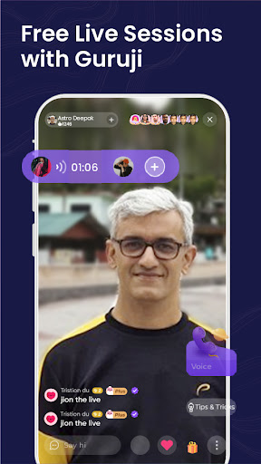 Android application Guruji - Live Astro, Horoscope screenshort