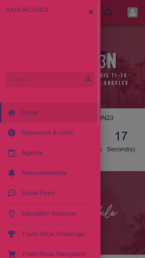 Android application AAHOACON23 screenshort
