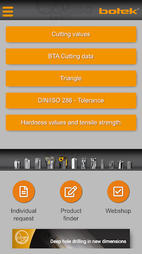 Android application botek assistant screenshort