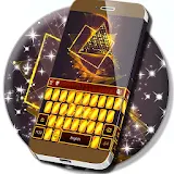 Neon Gold Keyboard icon