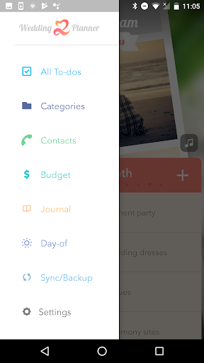 Wedding Planner Screen 3
