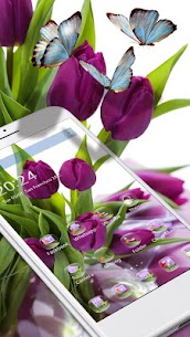 HD Purple Tulip Wallpaper For PC installation