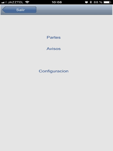 Android application Prometeo Partes screenshort