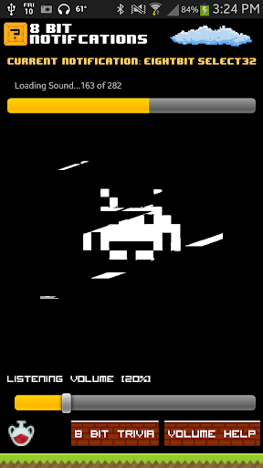 Android application 8 Bit Notifications LITE screenshort