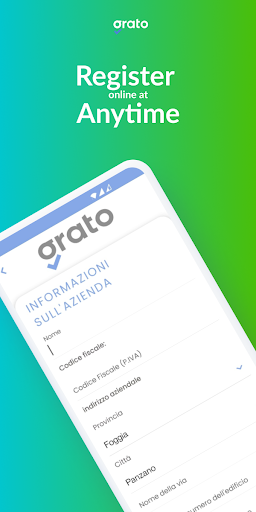 Android application Grato Partner screenshort