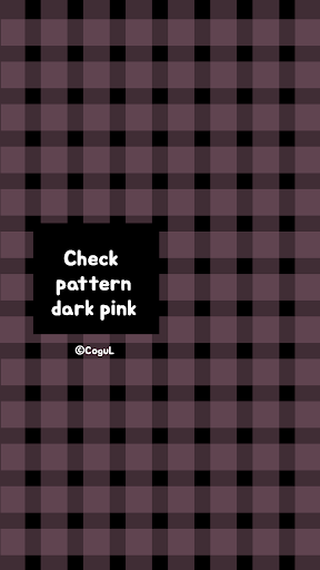 Android application 카카오톡 테마 - 치크체크_다크핑크 screenshort