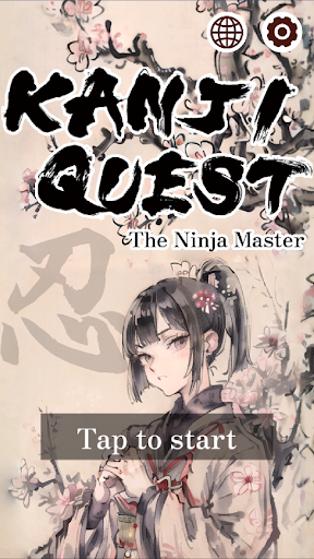Android application Kanji Quest the Ninja Master screenshort