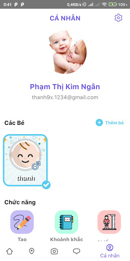 Android application Mẹ và Bé - Mom and Baby Care screenshort