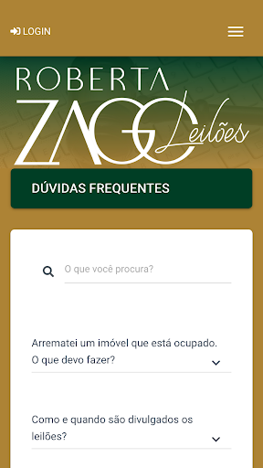Roberta Zago Leilões Screen 2