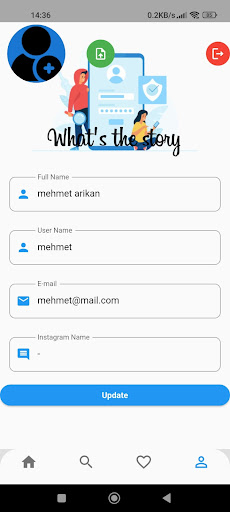 Android application What's the Story screenshort