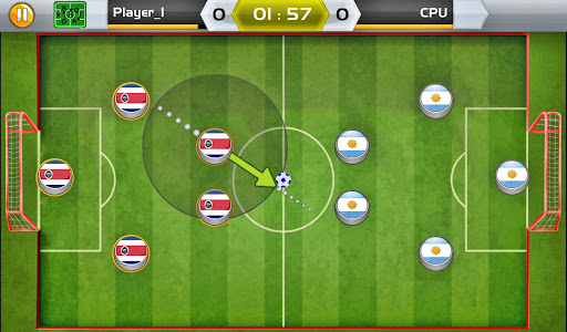 Android application Finger Soccer Champions screenshort