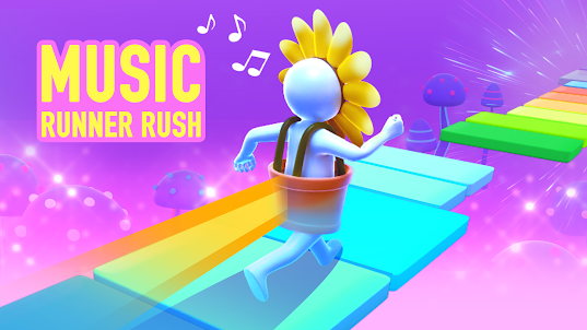 Music Runner Rush: Piano Tiles