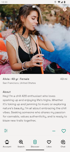 Plenty 420: Meet 420 Singles Screenshot 3 - AppWisp.com