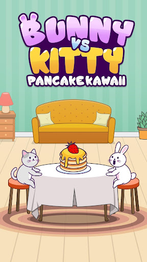 Android application Bunny vs Kitty Pancake:Kawaii screenshort