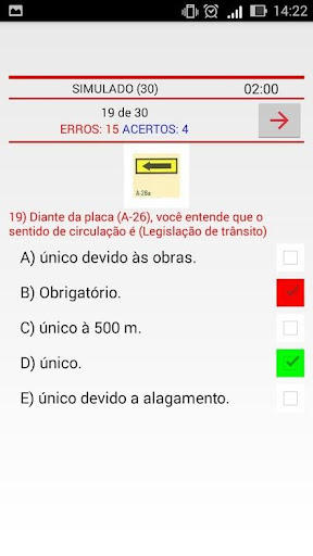 Simulado para CNH Pro Screen 3