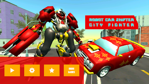 Robot Car Shifter City Fighter Screen 2