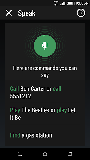 Android application HTC Speak Pack-SV screenshort