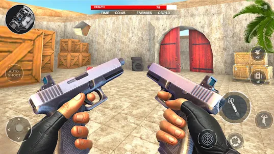 FPS Shootout: 권총 게임 온라인 슈팅 액션